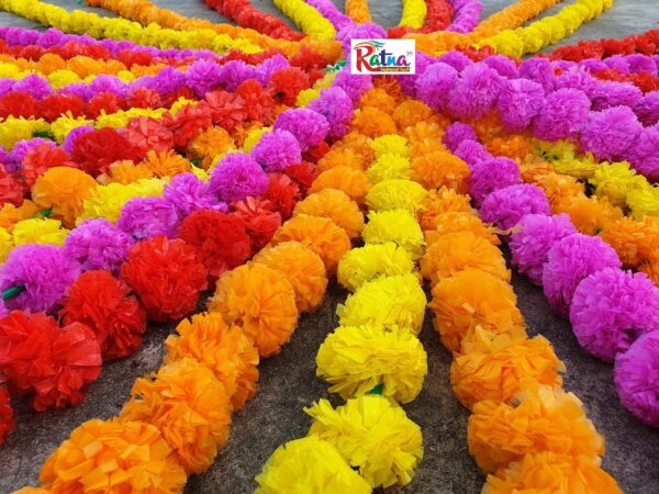 Multi-Color Marigold Garlands - Image 4