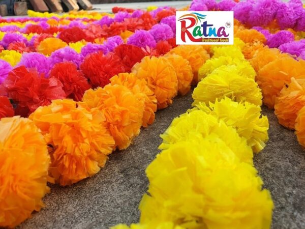 Multi-Color Marigold Garlands - Image 5