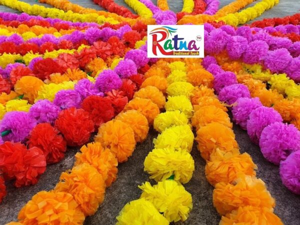 Multi-Color Marigold Garlands