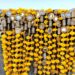 Yellow Pom Pom Garlands Pack of 10