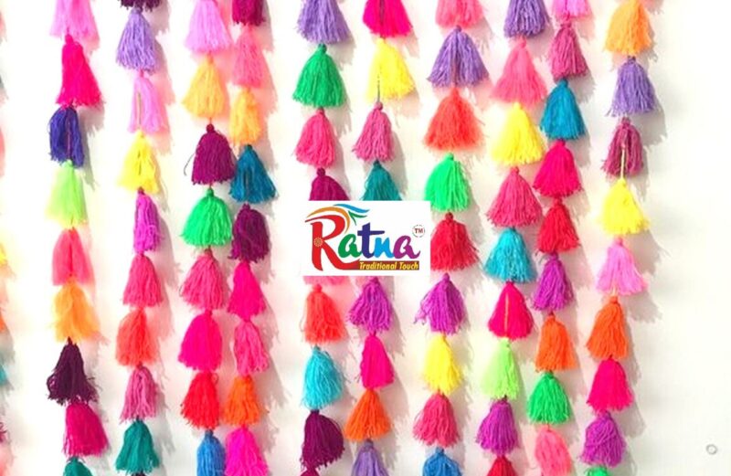 Colorful tassels for decoration at all times