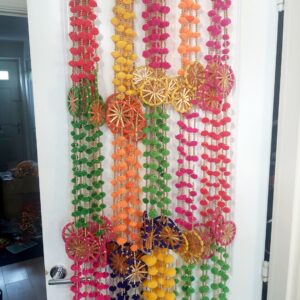 Chakra Pom Pom Door & Wall Hanging By Ratna Handicrafts