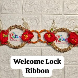 welcome lock ribbon for groom entry
